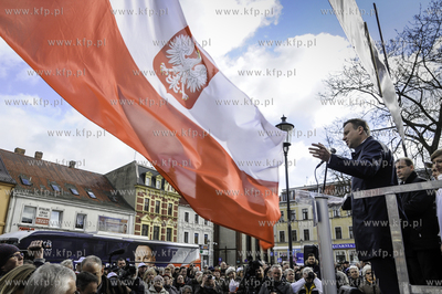 Starogard Gdanski. Spotkanie kandydata PiS na prezydenta...