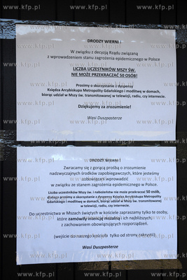 Sanktuarium NMP Wspomożenia wiernych w Rumi.
14.03.2020
Fot....