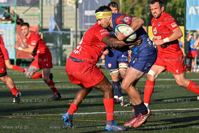 Sopot. Stadion Ogniwo Sopot. Ekstraliga rugby. Mecz...