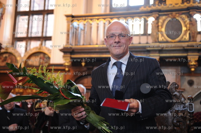 Gdansk, Dwor Artusa. Po raz kolejny wreczono medale...