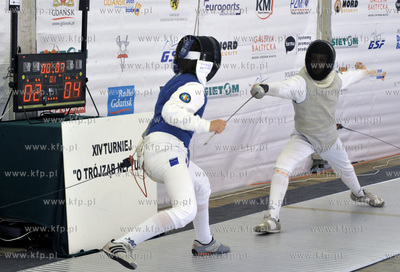 II Otwarte Mistrzostwa Gdanska we florecie. Pojedynek...