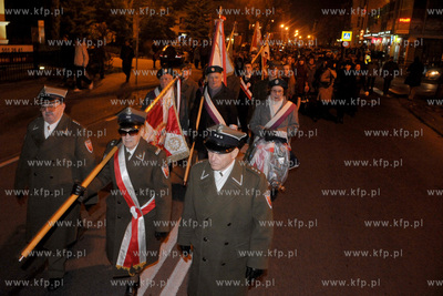 Sopockie obchody Dnia Niepodleglosci. Po mszy w garnizonowym...