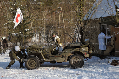 Rekonstrukcja bitwy w Ardenach przygotowana przez Muzeum...