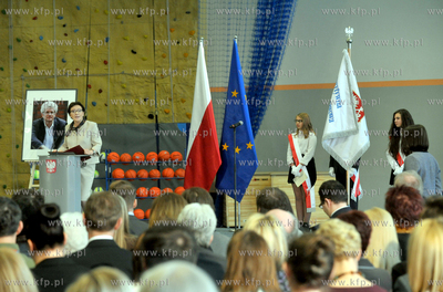 Gdansk. Uroczystosc nadania imienia Arkadiusza Arama...