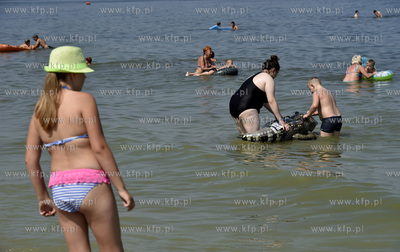 Gdańsk, Brzeźno. Piekna pogoda sprzyja spędzaniu...