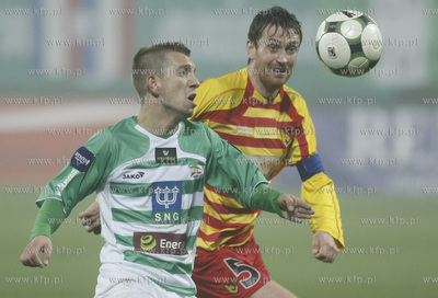 Gdansk. Mecz 1/2 finalu Remes Pucharu Polski w pilce...