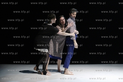 Scena Malarnia w Teatrze Wybrzeze w Gdansku. Proba...