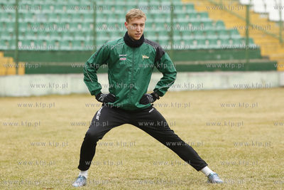 Gdańsk. Stadion przy ul. Traugutta. Trening drużyny...