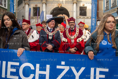 Studenci, nauczyciele akademiccy, władze pomorskich...