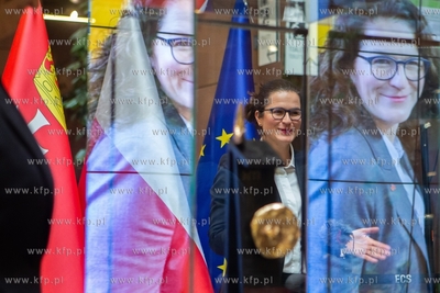 Konferencja prasową podsumowującą odbiór nagrody...