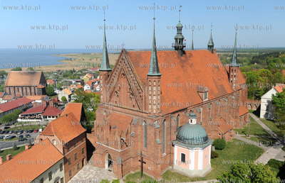 Frombork, Wzgorze Katedralne. Gotycka katedra pw. Wniebowziecia...