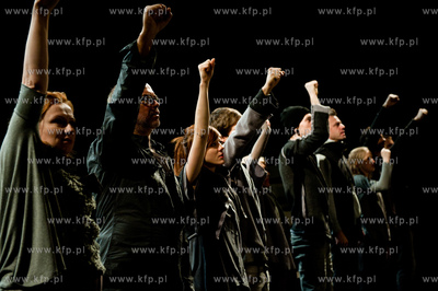 Gdansk. Teatr Wybrzeze. Proba do spektaklu pt Nie -...