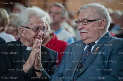 Gdansk. Dwor Artusa. Spotkanie pt Etyka solidarnosci...