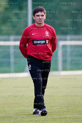 Gdansk. Pierwszy trening Reprezentacji Polski w pilce...