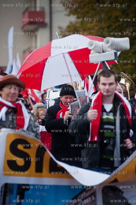 Gdansk. Siedlce. Dzielnicowe obchody Dnia Niepodleglosci,...
