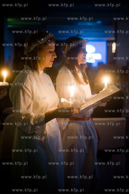 Gdansk. Hotel Hilton. Spotkanie Swiateczne ze szwedzką...