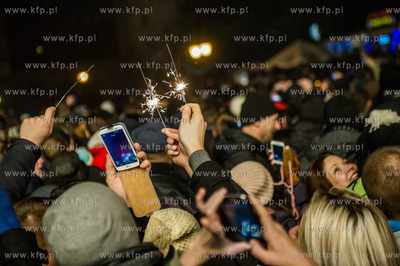 Zabawa sylwestrowa na Targu Weglowym w Gdansku.
31.12.2014
fot....