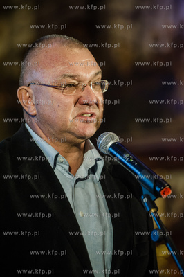 Gdansk. Dwor Artusa. Gala wreczenia nagrod dla zeglarzy...