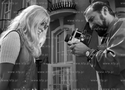 X Miedzynarodowy Festiwal Piosenki w Sopocie. Na zdjeciu...