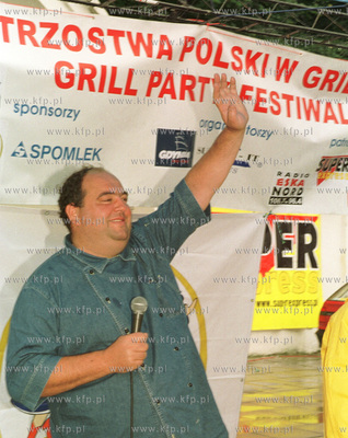 IV Mistrzostwa Poski w Grillowaniu w Gdyni. Na zdjeciu...