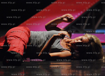 Teatr Muzyzny w Gdyni. Proba przed spektaklem KRZYK...