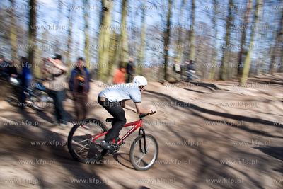 Sopot, bike park przy ul. Smolnej. Pierwsze zawody...