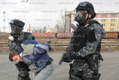 Wspolne cwiczenia antyterorystow, policji, strazy granicznej...