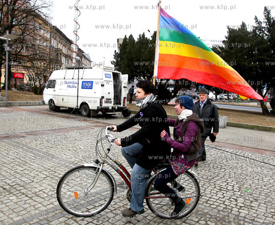 Szczecin - Manifestacja Różnorodności majaca na...