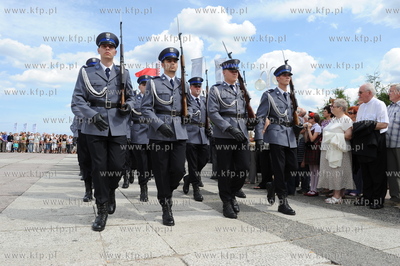 Sopot - molo. Uroczyste obchody Swieta Policji, podczas...
