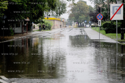 Dwukrotnie wielkie nwalnice nawiedzily Wejherowo. Ulewa...