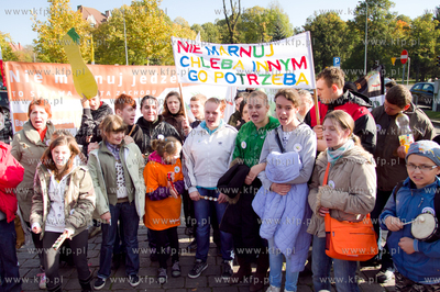 Strajk Zywnosci w Slupsku. Protest z okazji Swiatowego...