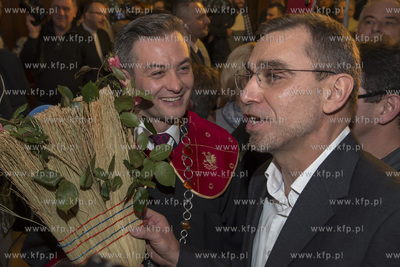 Zaprzysiezenie Roberta Biedronia na prezydenta Slupska.
06.12.2014
Fot....