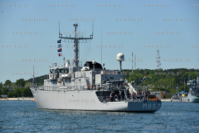 Gdynia. Miedzynarodowe manewry Baltops 2015 organizowane...