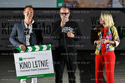 Sopot. BNP Paribas Kino Letnie Sopot-Zakopane. Kawiarnia...