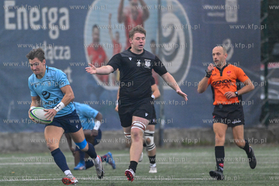 Sopot. Stadion Ogniwo Sopot. Ekstraliga rugby. Energa...