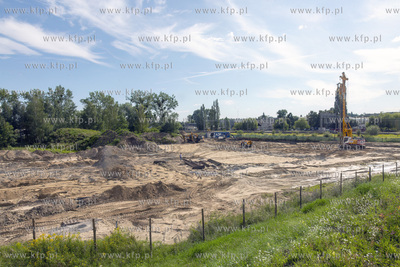 Teren budowy parku handlowego Rock Park Pruszcz przy...