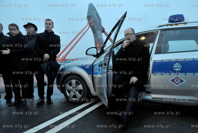 Gdansk. Uroczyste oddanie do ruchu Trasy W-Z laczacej...