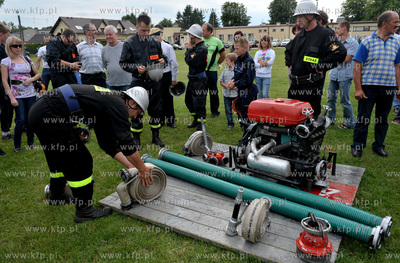 Gminne Zawody Sportowo - Pozarnicze OSP w Leznie. 24.06.2012...