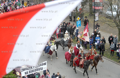 Gdanska Parada Niepodleglosci na ul. Podwale Staromiejskie....