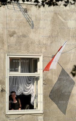 Gdansk. Plac Obronców Poczty Polskiej w Gdansku. Uroczystosci...