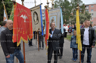 Boże Ciało w Gdańsku Brzeźnie. Procesja na ul....