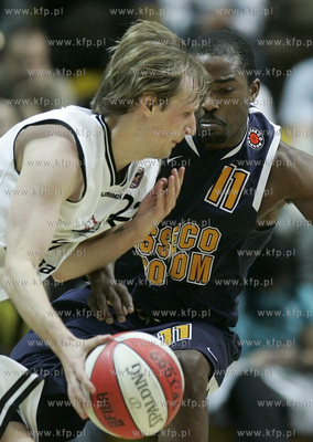 Gdynia. Polska Liga Koszykowki. Drugi mecz cwiercfinalowy...