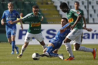 Gdansk. Mecz o mistrzostwo Ekstraklasy. Lechia Gdansk...