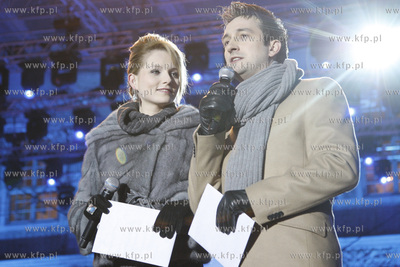 Gdansk. Dlugi Targ. Koncert Cała Polska śpiewa kolędy...