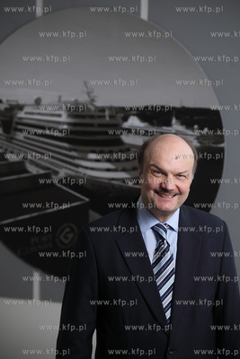 Janusz Jarosinski, prezes Morskiego Portu Gdynia. 12.03.3013...