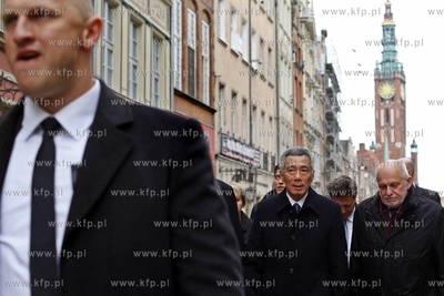 Wizyta premiera Singapuru, Lee Hsien Loong w Gdansku....