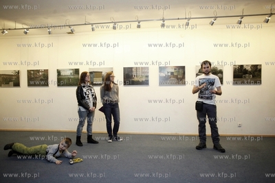 Gdansk Brzezno. Projektornia GAK. Wystawa zdjec Michala...