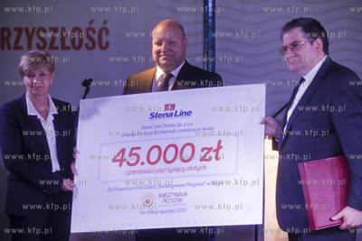Gdynia. Pokład promu Stena Vision. Konferencja Wizja...