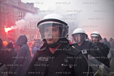 Gdańsk. Manifestacja przeciw imigrantom. 22.11.2015...