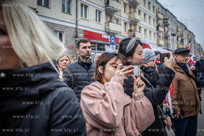 Gdańsk. Parada  na 100-lecie odzyskania niepodległości....